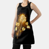 Golden roos (gouden roos) schort (Insitu)