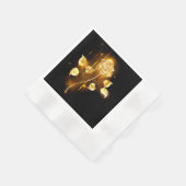 Golden roos (gouden roos) servet (Hoek)