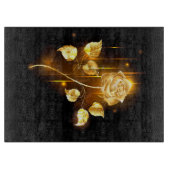 Golden roos (gouden roos) snijplank (Voorkant)