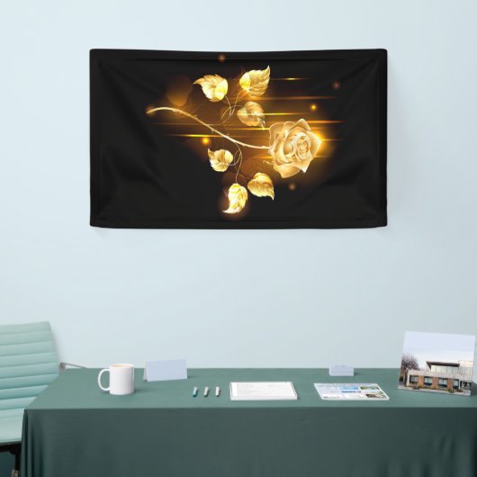 Golden roos (gouden roos) spandoek (Beurs)
