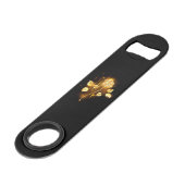 Golden roos (gouden roos) speed flessenopener (Voorkant Gekanteld)