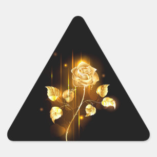 Golden roos (gouden roos) sticker