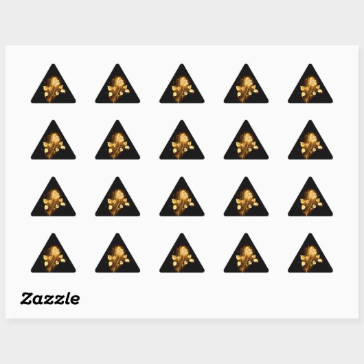 Golden roos (gouden roos) sticker (Vel)