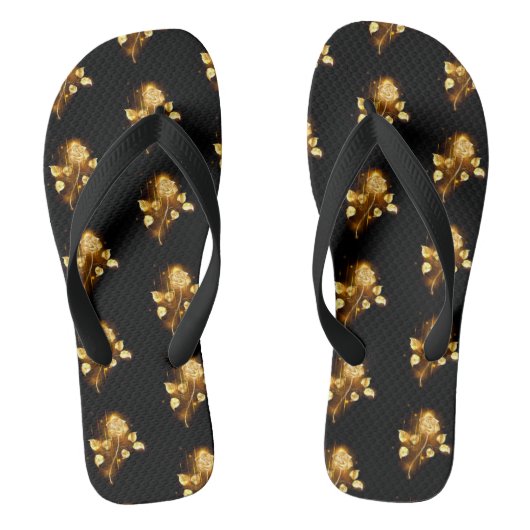 Golden roos (gouden roos) teenslippers (Voetbed)