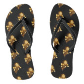 Golden roos (gouden roos) teenslippers (Voetbed)