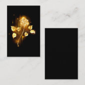 Golden roos (gouden roos) visitekaartje (Voorkant / Achterkant)