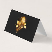 Golden roos (gouden roos) visitekaartje (Achterkant)