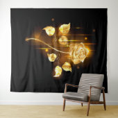 Golden roos (gouden roos) wandkleed (In Situ (horizontaal))