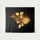 Golden roos (gouden roos) wandkleed (Voorkant (horizontaal))