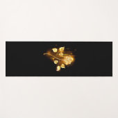 Golden roos (gouden roos) yogamat (Voorkant (horizontaal))