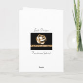 Golden Roos - Hartelijk dank Bedankkaart (Achterkant)