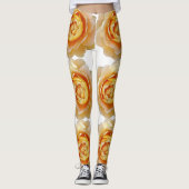 Golden roos leggings (Voorkant)