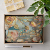 Golden Roos Mountain Valley Sunrise Tissuepapier (Geschenk)