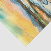 Golden Roos River Valley Sunrise II Tissuepapier (Detail)