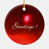 GOLDEN ROOS RUBY KERAMISCH ORNAMENT (Achterkant)