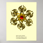 GOLDEN ROOS RUBY POSTER (Voorkant)