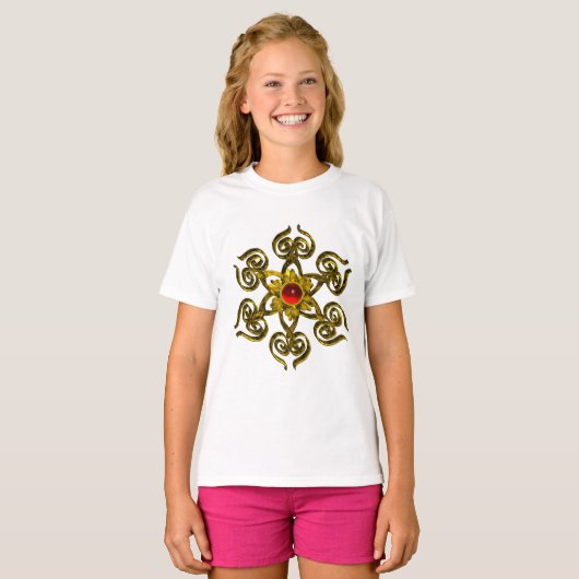 GOLDEN ROOS RUBY T-SHIRT (Voorkant volledig)