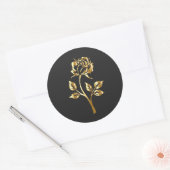 Golden Roos Silhouette sticker (Envelop)