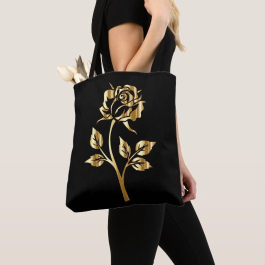 Golden Roos Tote Bag (Dichtbij)