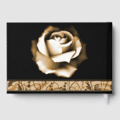 Golden Roos Weduwdag Guestbook Gastenboek (Achterkant)