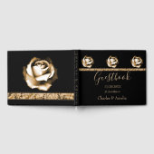 Golden Roos Weduwdag Guestbook Gastenboek (Volledig)