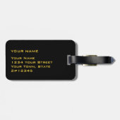 Golden Rooster 2017 Papercut Bagagelabel (Achterkant horizontaal)