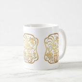 Golden Rooster 2017 Papercut Mok 1 (Voorkant rechts)