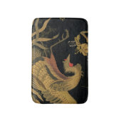 Golden Rooster Bird Japans Classic Antiek Badmat (Voorkant Verticaal)