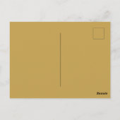 Golden Rooster Bird Japans Classic Antiek Briefkaart (Achterkant)