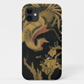 Golden Rooster Bird Japans Classic Antiek Case-Mate iPhone Case (Achterkant)