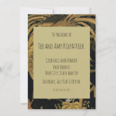 Golden Rooster Bird Japans Classic Antiek Kaart (Achterkant)