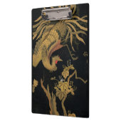 Golden Rooster Bird Japans Classic Antiek Klembord (Links)