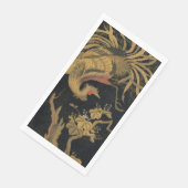 Golden Rooster Bird Japans Classic Antiek Servet (Hoek)