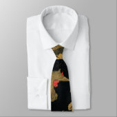 Golden Rooster Bird Japans Classic Antiek Stropdas (Gebonden)