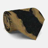 Golden Rooster Bird Japans Classic Antiek Stropdas (Opgerold)