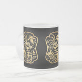 Golden Rooster Jaar 2017 Papercut Mok 2 (Voorkant links)