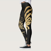 Golden Rooster Jaar 2017 Zwarte Leggings (Links)