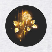 Golden rose ( gold rose ) labels (Design 2)