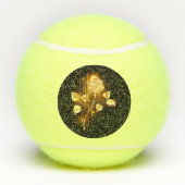 Golden rose ( gold rose ) tennisballen (Achterkant)