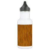 Golden Rough Wood Texture Background Waterfles (Rechts)