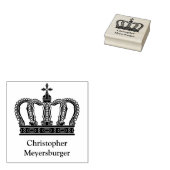 Golden Royal Crown I + je rug. en ideeën Rubberstempel (Gestempeld)
