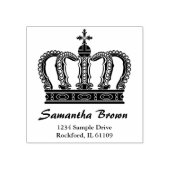 Golden Royal Crown I + je rug. en ideeën Rubberstempel (Afrduk)