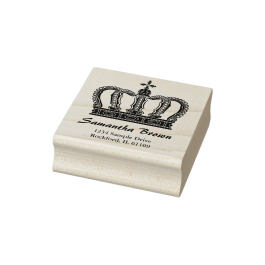 Golden Royal Crown I + je rug. en ideeën Rubberstempel (Stempel)