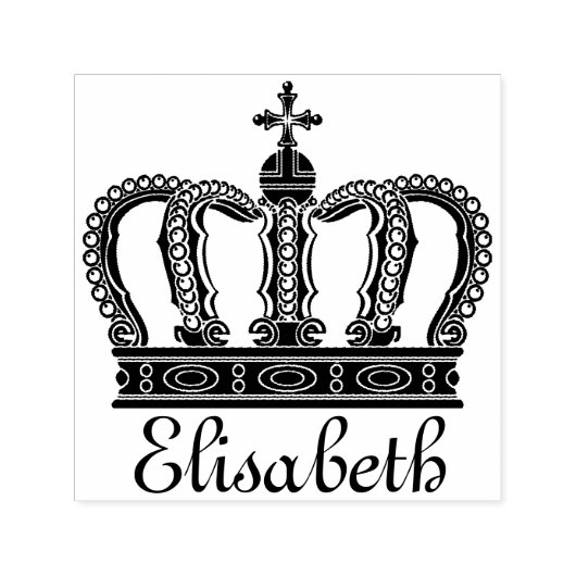 Golden Royal Crown I + je rug. en ideeën Zelfinktende Stempel (Design)