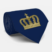 Golden Royal Crown II + je rug. en ideeën Stropdas (Opgerold)