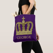 Golden Royal Crown II + je rug. en ideeën Tote Bag (Dichtbij)