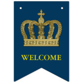 Golden Royal Crown II + je rug. en ideeën Vlaggetjes (Tweede vlag)