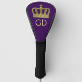 Golden Royal Crown II + je ruggengraat. en ideeën Golfheadcover (Voorkant)