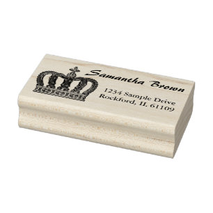 Golden Royal Crown II + je ruggengraat. en ideeën Rubberstempel