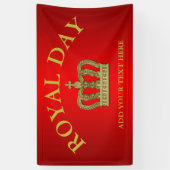 Golden Royal Crown II + je ruggengraat. en ideeën Spandoek (Verticaal)